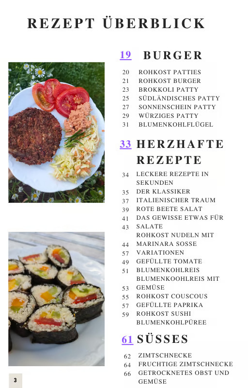 Gourmet Rohkost Rezepte